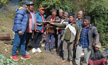 नाचगानबाट सङ्कलित रकम सडक निर्माणमा सहयोग