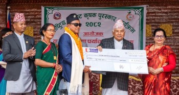 विदेशबाट फर्किएका लालझाडी गाउँपालिकाका विजयकुमार बने उत्कृष्ट कृषक