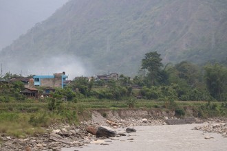 मङ्गला गाउँपालिकाको तटीय क्षेत्रमा कटान र बाढीको जोखिम