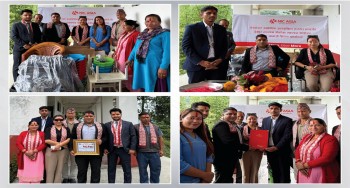 एनआईसी एशिया बैंकले दियो पर्वतको देउपुर स्वास्थ्य चौकीलाई स्वास्थ्य उपकरण तथा अन्य सामग्रीहरु