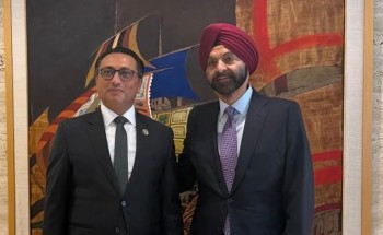 अर्थमन्त्री वाग्ले र विश्व बैंक समूहका अध्यक्ष अजय बांगाबीच द्विपक्षीय भेटवार्ता