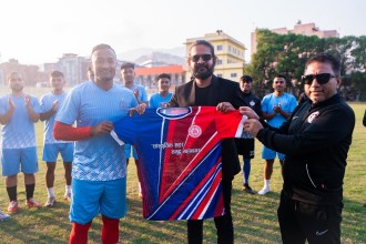 काठमाडौँ महानगरले ठोक्यो चाँगुनारायणको पोष्टमा ५ गोल