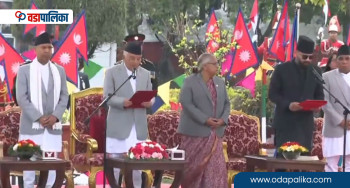 प्रधानमन्त्री बने बालेन, यस्तो बन्यो १५ सदस्यीय मन्त्रिपरिषद