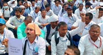 आन्दोलनमा उत्रिए ११६ स्थानीय तहमा कार्यरत स्वास्थ्यकर्मी, यस्ता छन् माग