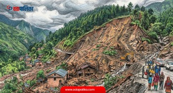 सुख्खा पहिरोले शुक्रबारदेखि खाँदबारी–किमाथाङ्का सडकखण्ड अवरुद्ध