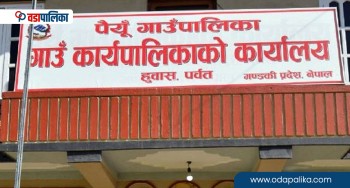 भोटेकोशी बाढीपीडितका लागि पैयुँ गाउँपालिकाका कर्मचारीद्वारा तीन दिनको तलब सहयोग