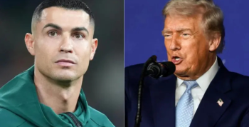 साउदीका युवराज र रोनाल्डोलाई ह्वाइट हाउसमा स्वागत गर्दै ट्रम्प