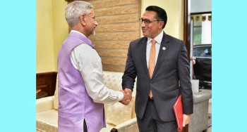 अर्थमन्त्री डा. स्वर्णिम वाग्ले र भारतीय विदेश मन्त्री  डा. एस जयशंकर बीच भेटवार्ता