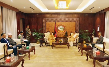 प्रम कार्की र पूर्व राष्ट्रपति यादवबिच यी विषयमा भए छलफल