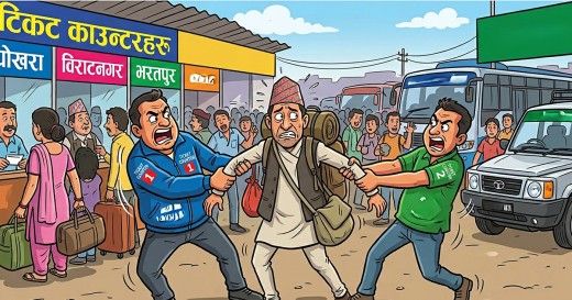 काठमाडौँबाट बाहिरिने यात्रुलाई हैरानी दिने ४८ जना पक्राउ