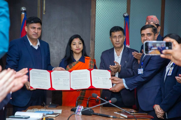 अस्पतालजन्य हानीकारक फोहर व्यवस्थापन प्लान्ट सञ्चालन गर्न महानगरपालिका र प्रसुति तथा स्त्री रोग अस्पताल बिच सम्झौता