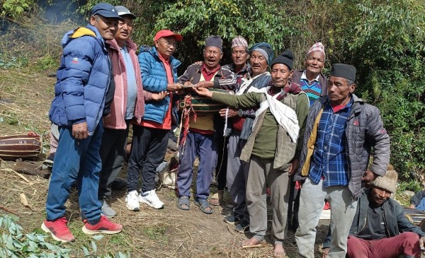 नाचगानबाट सङ्कलित रकम सडक निर्माणमा सहयोग