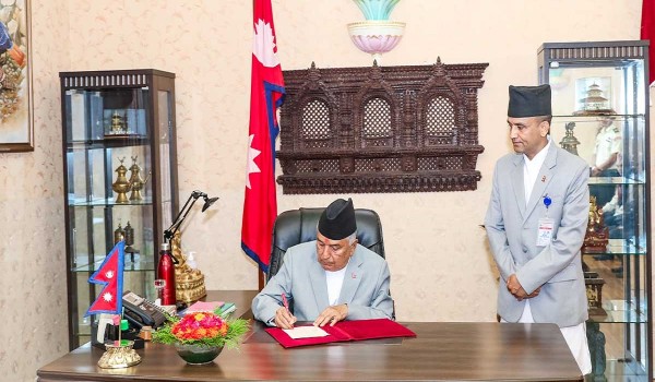 स्थानीय तह उपनिर्वाचनमा नेपाली सेना प्रयोग गर्न राष्ट्रपतिको स्वीकृति