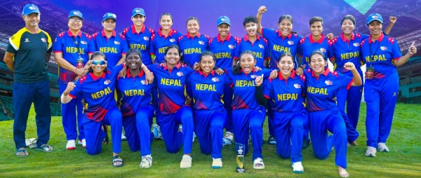 नेपालले चीनमा बेल्ट एन्ड रोड यु–१९ महिला क्रिकेट खेल्ने