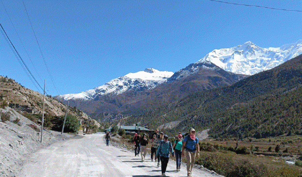 असोजमा अन्नपूर्ण क्षेत्रमा भित्रिए ३० हजार पर्यटक