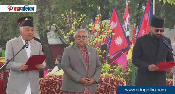 बालेन नेतृत्वमा नयाँ सरकार गठन हुँदै {लाइभ}