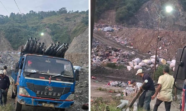 बञ्चरेडाँडामा बत्ती जडान कार्य सुरु