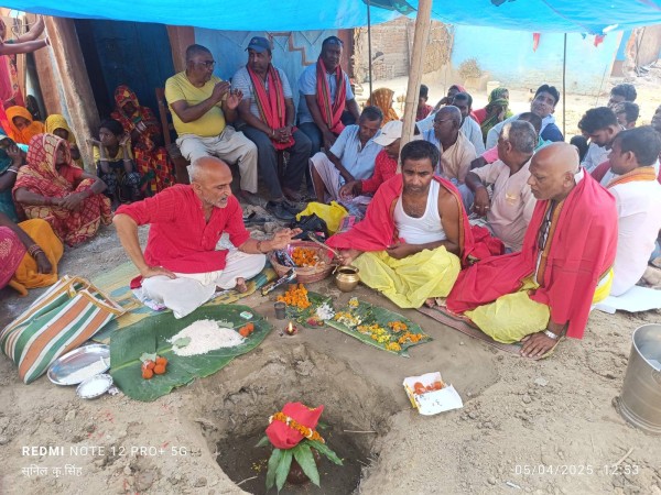 विदेह नगरपालिकाले मुसहर परिवारका लागि ५६ वटा घर बनाउने, मेयरले गरे शिलान्यास 