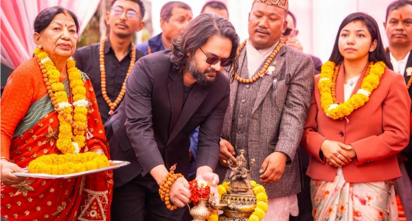 बालेनले गरे जय बागेश्वरीमा व्रह्माको मन्दिर उद्घाटन