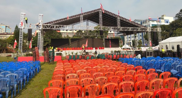नेपाली कांग्रेस गगन पक्षको महाधिवेशनको उद्घाटन २ बजे, नेता कार्यकर्ता लागे खुल्लामञ्चतर्फ