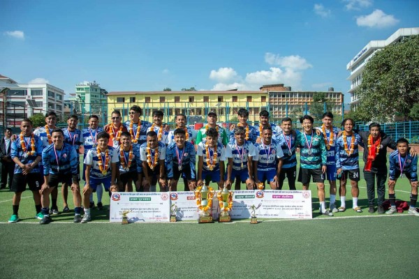 १३ नम्बर बन्यो अन्तर वडा फुटसल प्रतियोगिताको विजेता