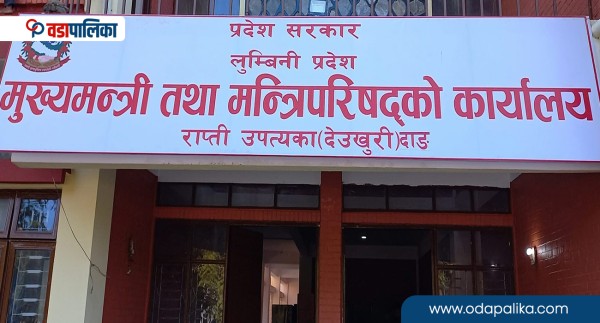 लुम्बिनी प्रदेश सरकारको खराब रिपोर्ट कार्डः बजेट खर्च जम्मा ४७ प्रतिशत