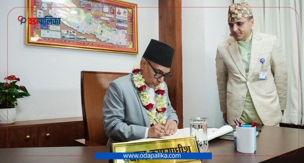 नवनियुक्त प्रधानन्यायाधीश डा शर्माद्वारा पदबहाली