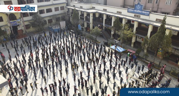 काठमाडौँका सामुदायिक विद्यालयहरुमा नयाँ विद्यार्थीको थामिनसक्नु चाप