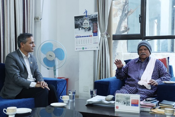 पूर्व राष्ट्रपति यादवसँग गृहमन्त्री अर्यालको निर्वाचन उन्मुख संवाद