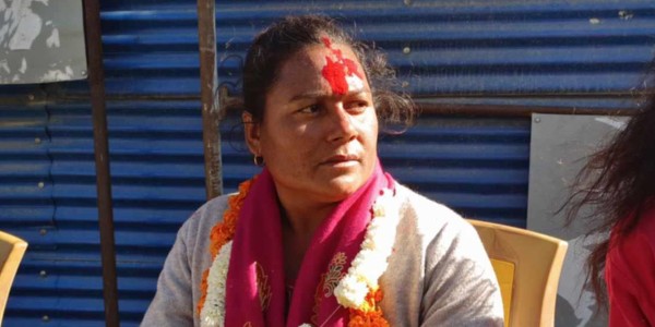 स्वामीकार्तिक खापर गाउँपालिका उपाध्यक्षमा एमालेकी बुढा बिजयी 