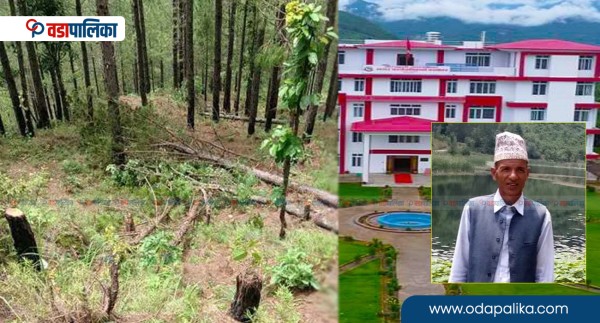 धरौटीमा छुटे बनमुद्दा लागेका वडाअध्यक्ष