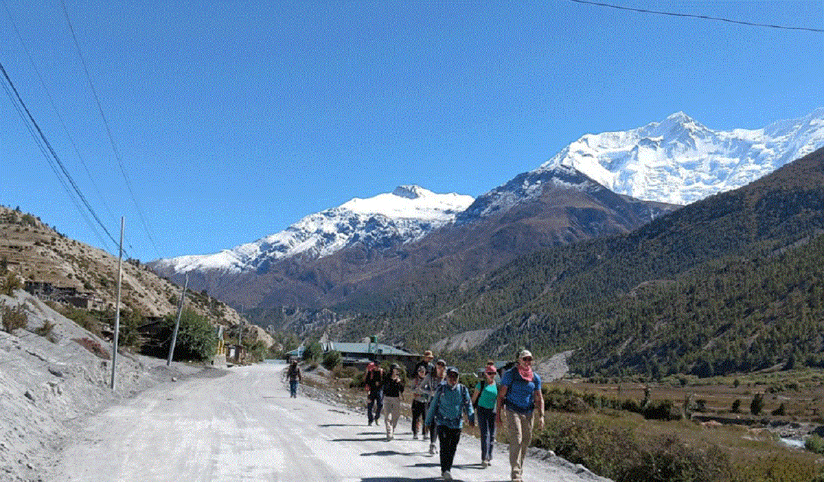 असोजमा अन्नपूर्ण क्षेत्रमा भित्रिए ३० हजार पर्यटक