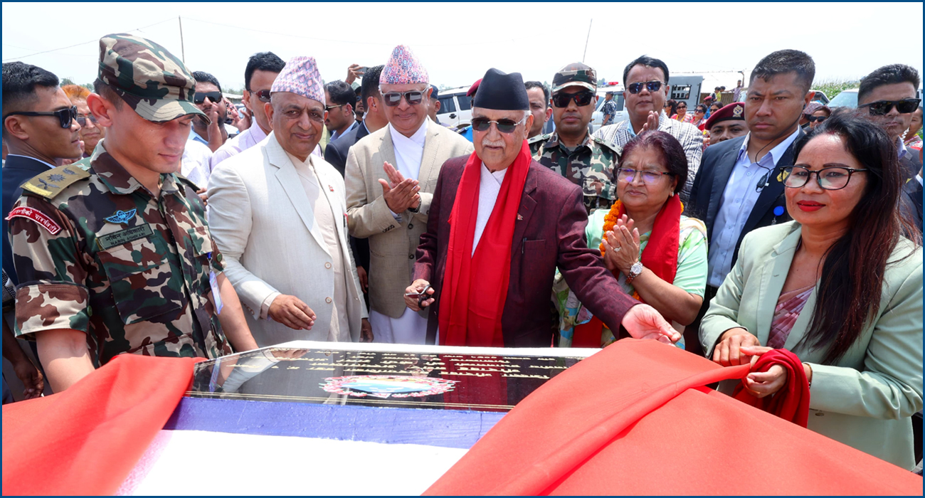 प्रधानमन्त्रीबाट गौरादह नगर अस्पतालको शिलान्यास