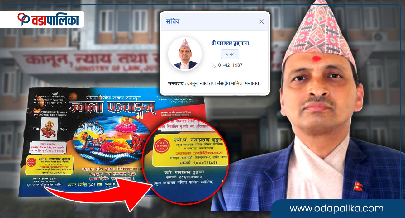 कानुन सचिवले नै उल्लघन गरे कानुन, पालना गराउँलान् त पूर्वन्यायाधीश मन्त्रीले ?