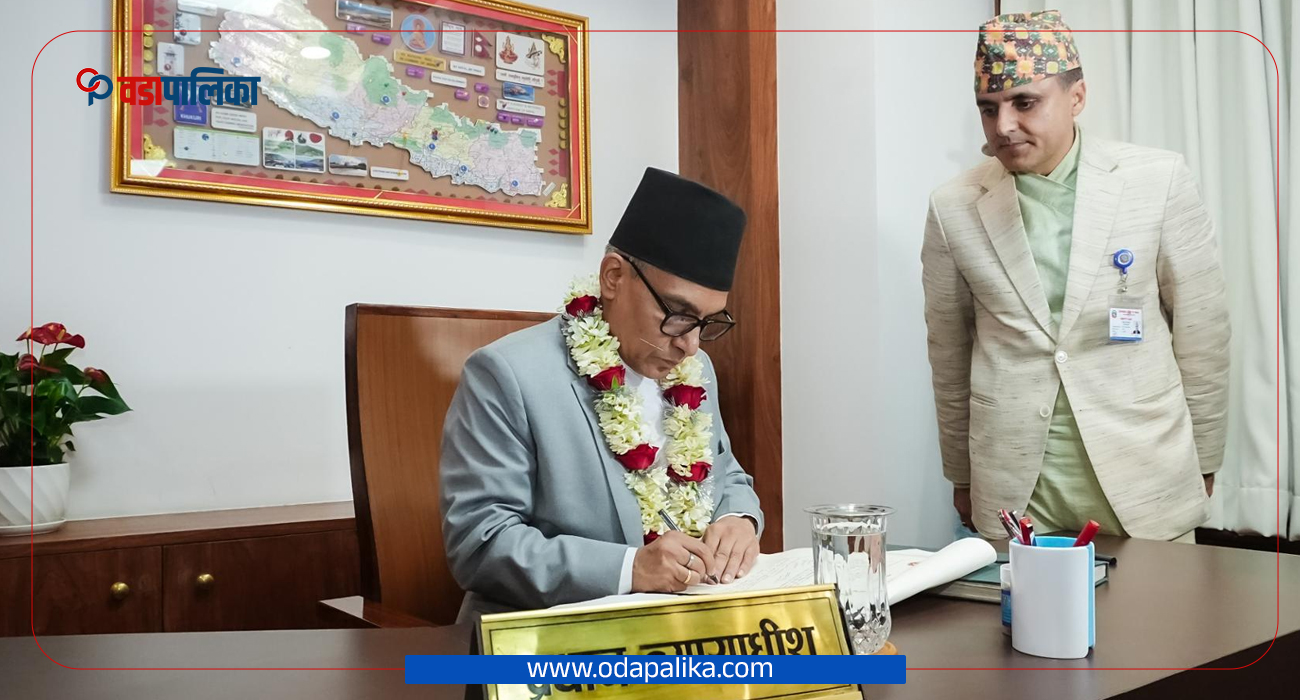 नवनियुक्त प्रधानन्यायाधीश डा शर्माद्वारा पदबहाली