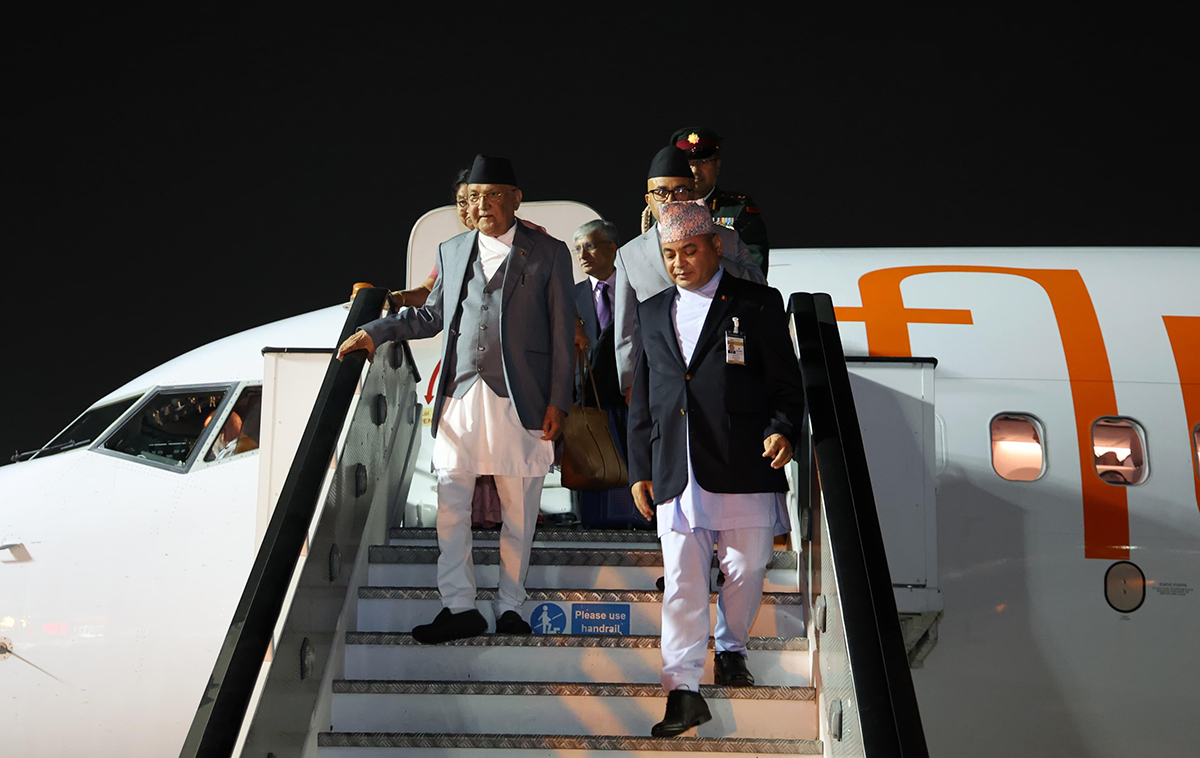 प्रधानमन्त्री ओली दुबईमा