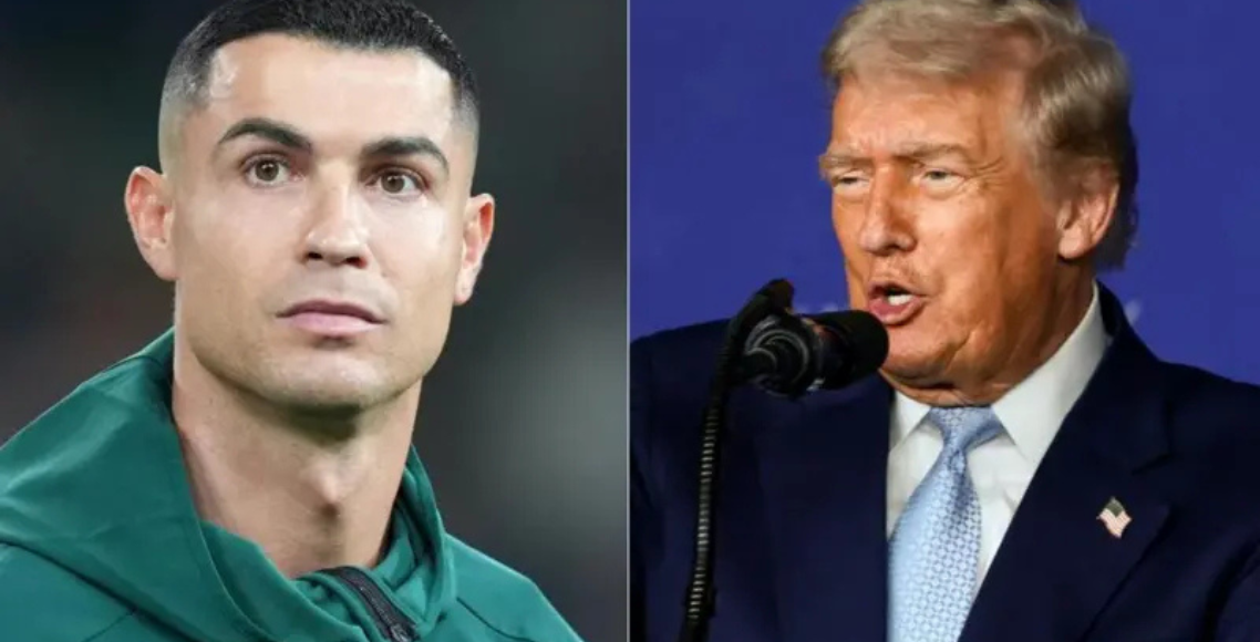 साउदीका युवराज र रोनाल्डोलाई ह्वाइट हाउसमा स्वागत गर्दै ट्रम्प