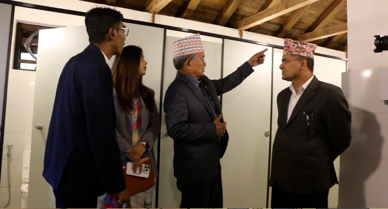 ललितपुर महानगरमा १ करोड ३६ लाखको ‘सो केस’ शौचालय