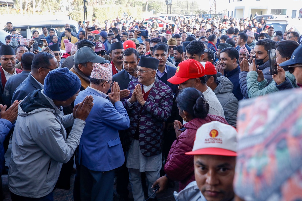 एमाले महाधिवेशनका कारण भक्तपुरमा बढ्यो चहलपहल