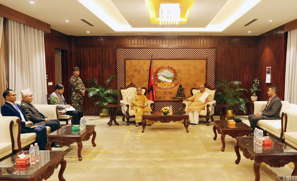 प्रम कार्की र पूर्व राष्ट्रपति यादवबिच यी विषयमा भए छलफल